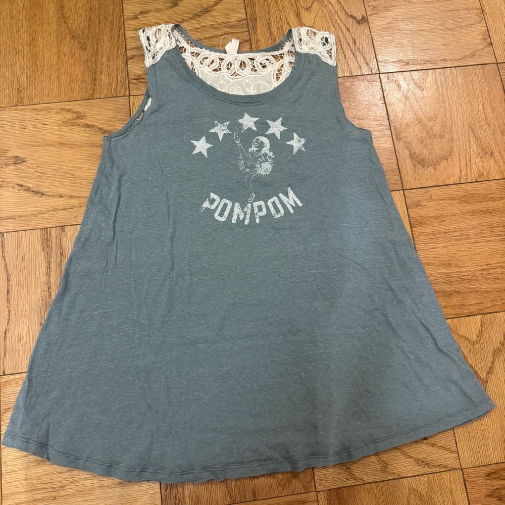 We The Free Vintage Pom Pom tank-top